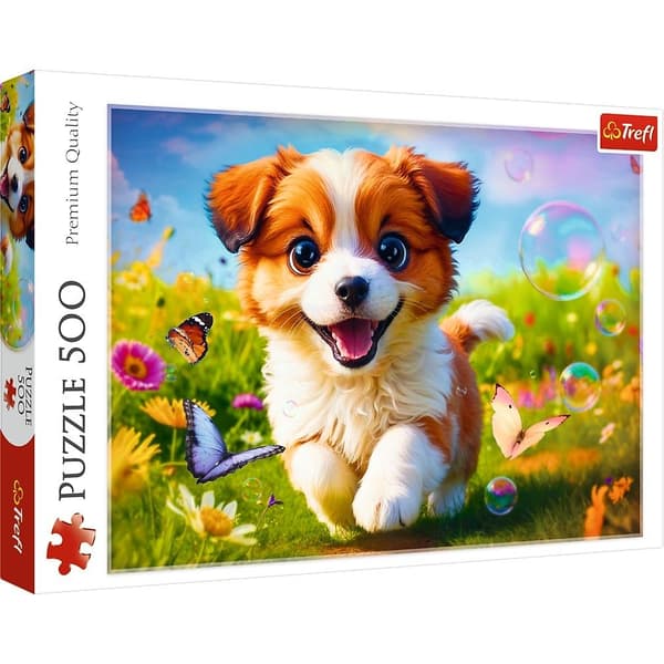 Puslespil 500 Munter Hund TREFL