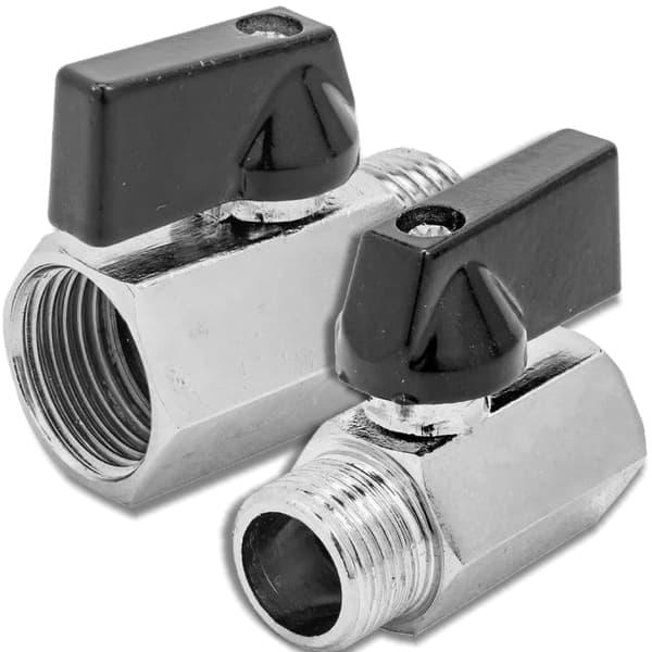 ROCKFORCE 1/2" pneumatisk kugleluftventil