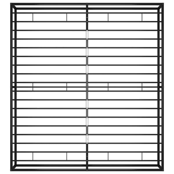 vidaXL sengestel sort metal 160x200 cm