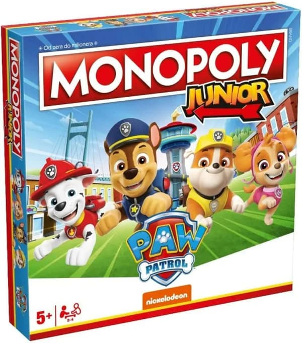 Monopol Junior. Paw Patrol