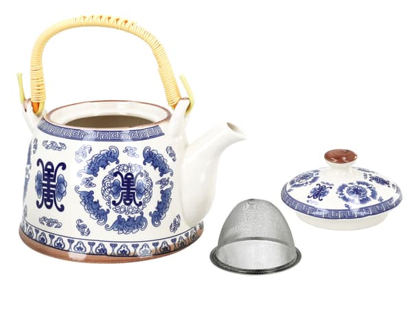 Keramisk elkedel med infuser