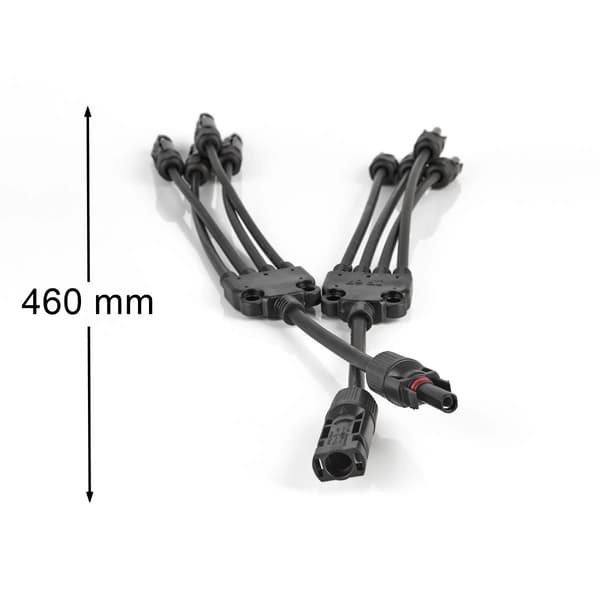 Solcellskontakt på kabel Solar Quad MC4 1000V solcell