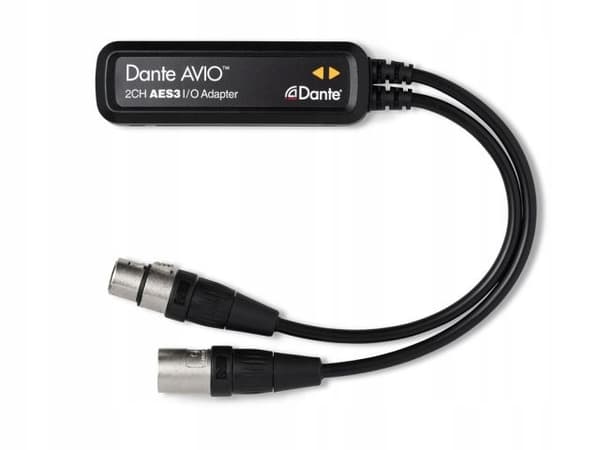 Monacor ADP-AES3-2X2 Dante AES3/EBU Avio Converter