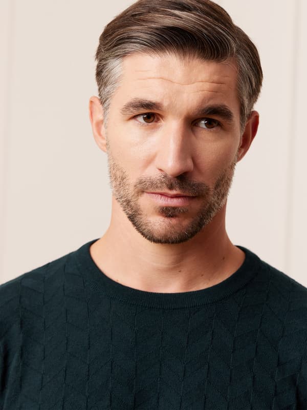 JOSHUA M GRØN TRØJE
