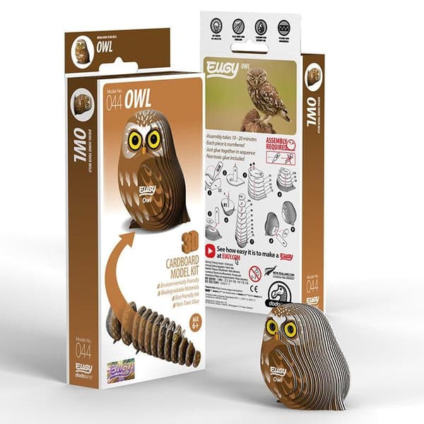 Eugy-pöllö. Eko 3D -palapeli