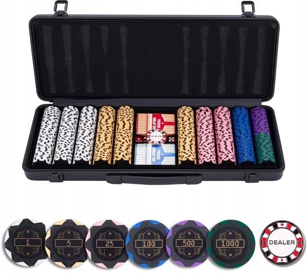 Quint Exclusive -pokerisetti kotelossa