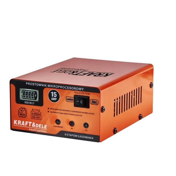 15AMP 6/12V KD1917 mikroprocessor ensretter