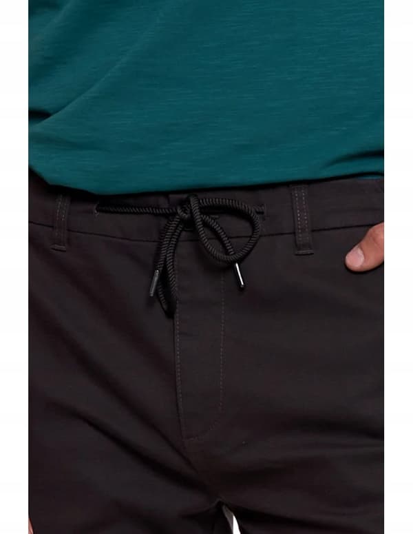 Herreshorts med lommer, elastisk talje og snørebånd MORAJ XL GRAPHITE