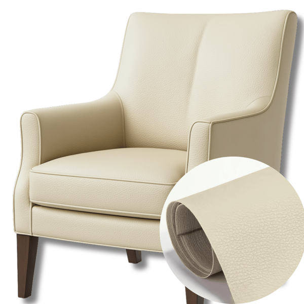 Beige möbeltextil i konstläder M-SKAJ8