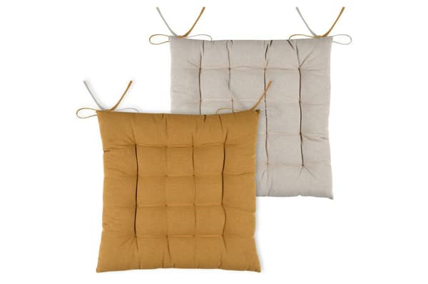 DUO stolsdyna 40x40 honung