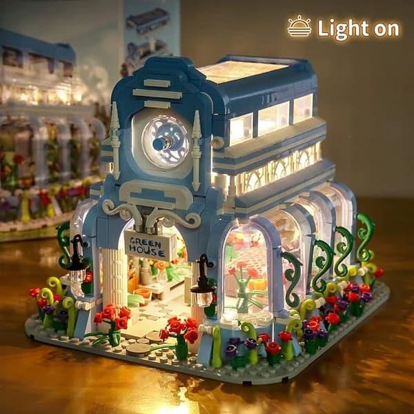 Botanisk trädgård LED - Mould King 1289 st Technic Blocks