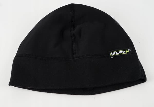 Sort SRV+ termisk øreklaphue, tyk, varm, L/XL