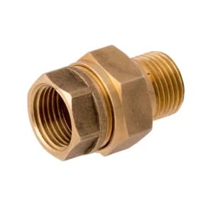 Idmar messing lige union 1" DN25 til installation