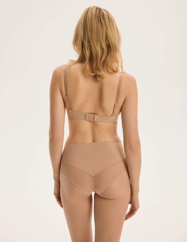 Cleary Esotiq trosor med hög midja | Beige M