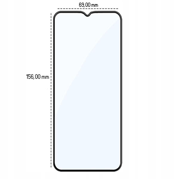 2x Härdat glas för Samsung Galaxy A33 5G med helskärmstäckning, 5D-glas