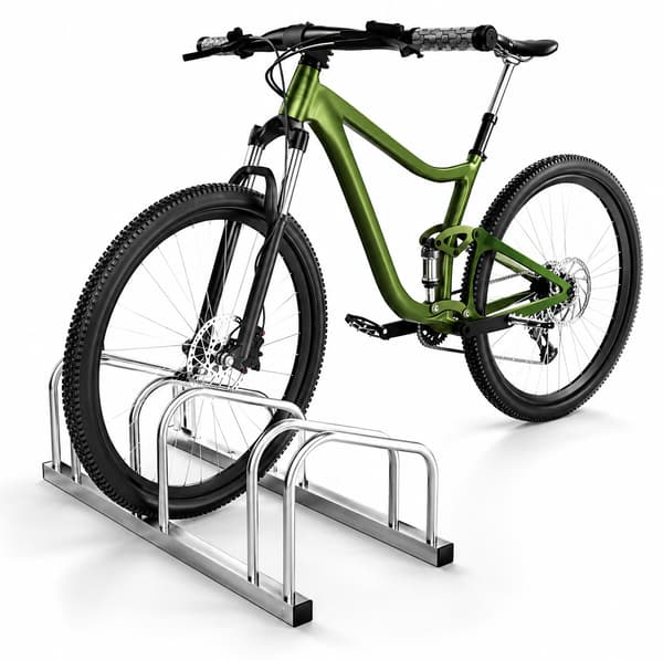 Cykelställ med 3 stationer