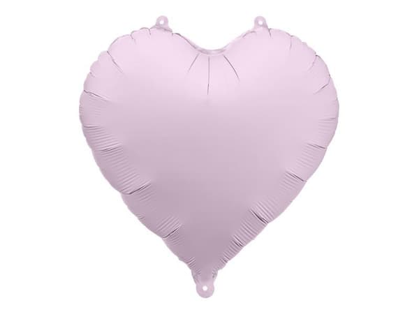Sydän folioilmapallo 45cm violetti