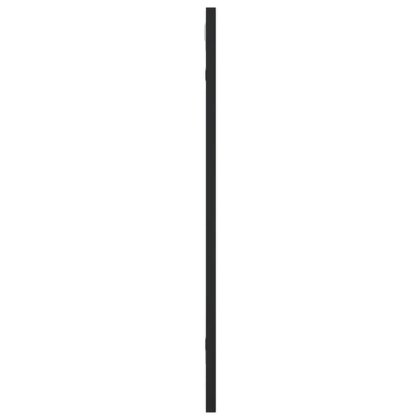 vidaXL Väggspegel, svart, 30x60 cm, rektangulär, järn