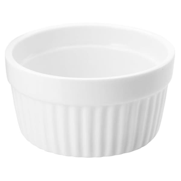 Keramiske bageskåle hvide 9,5 cm, 170 ml 2 stk.