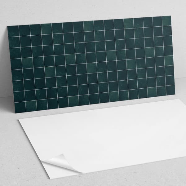 Selvklæbende vinylpanel perfekt til moderne interiør 100x50 cm geometrisk flisemønster