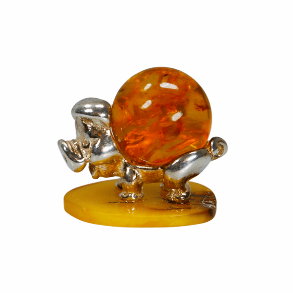 Ravgrisefigur - Baltic Amber Smykker