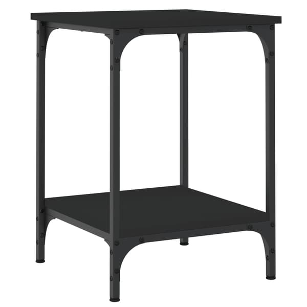 vidaXL sofabord, sort, 40x40x55 cm, træbaseret materiale