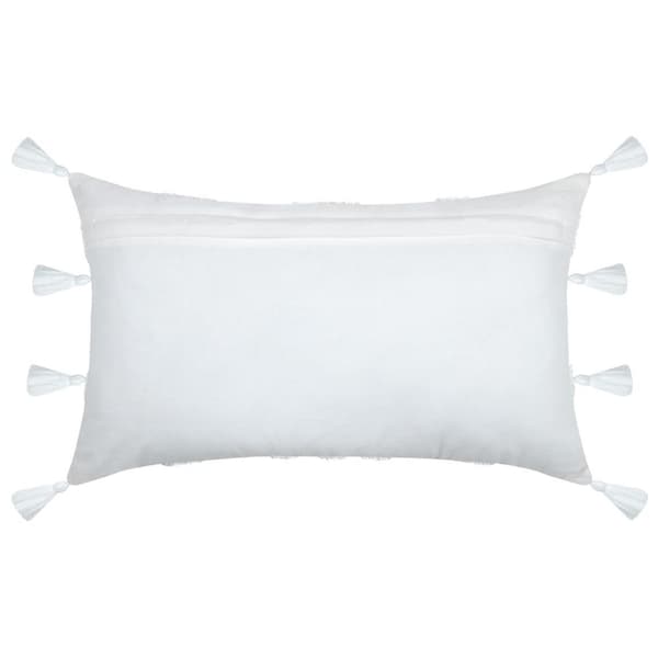 BALMA WHITE -tyyny 30x50 cm hapsut