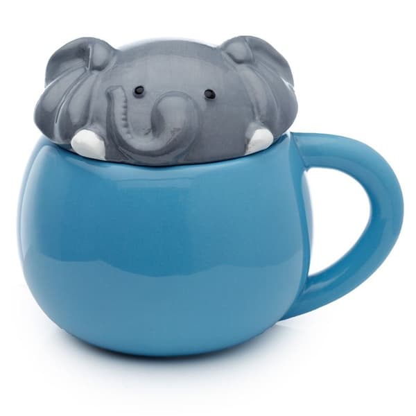 PKLMUG07 Keramikkrus med elefantkigger