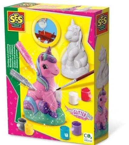 Gipsavgjutningar med Unicorn-färger