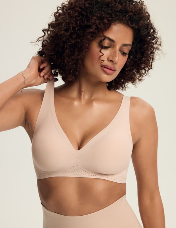 Tyylikäs Esotiq Push-Up -rintaliivit | Beige M