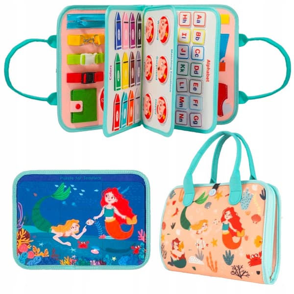 [pacza] Montessori Sensory Manipulative Book Z3352