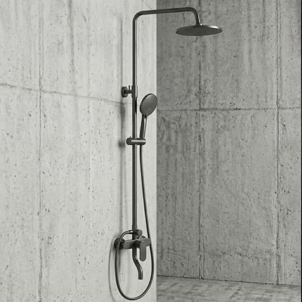 Synligt duschset med pip Tytan Shower Drop Rea
