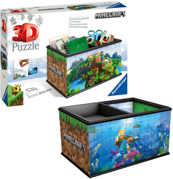 Ravensburger 3D-palapeli Minecraft Box 108 palaa
