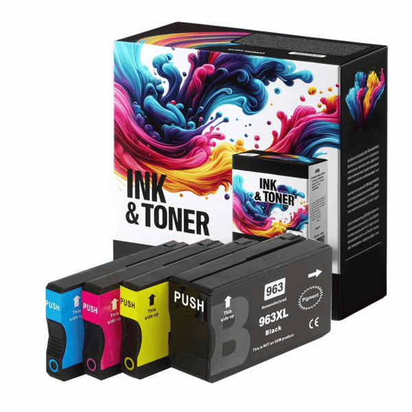 4x blækpatroner til HP GP-H963XL CMYK GP