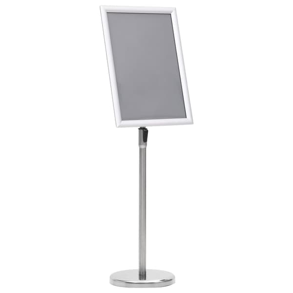 vidaXL A3-posterställ, silver, aluminiumlegering
