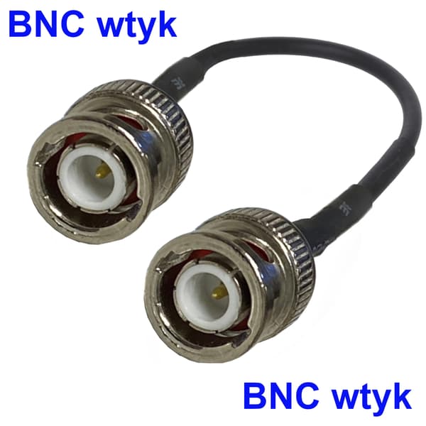 Pigtail BNC-stik / BNC-stik RG174 5m