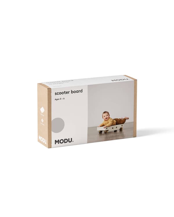 MODU - Sparkcykelbräda - Sandgrå / Honungsgul