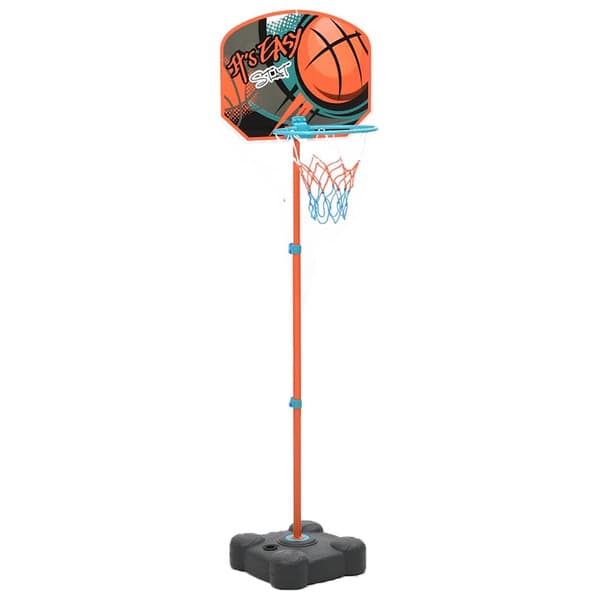 vidaXL Bärbart basketset, justerbart, 109-141 cm