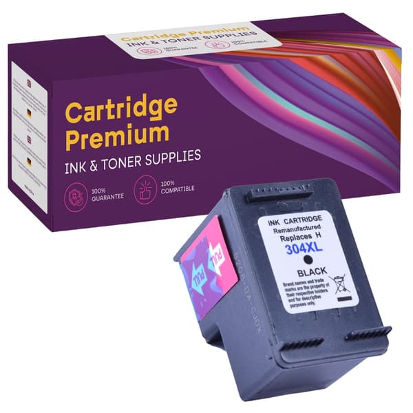Muste HP GP-H304XL BK GP -tulostimelle