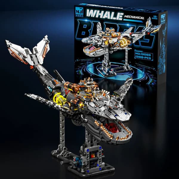 Technic MJI 13059 - Mekanisk val LED 1388 el - rörlig teknisk modell