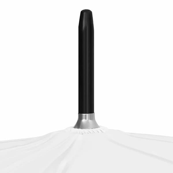 vidaXL paraply hvid, 130 cm
