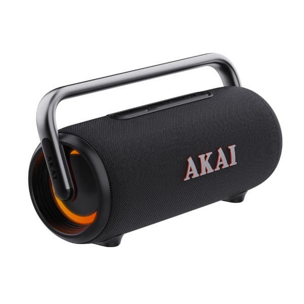 AKAI BT Højttaler ABTSW-75 60W RMS Bluetooth 5.3 IPX5 TWS RGB Sort