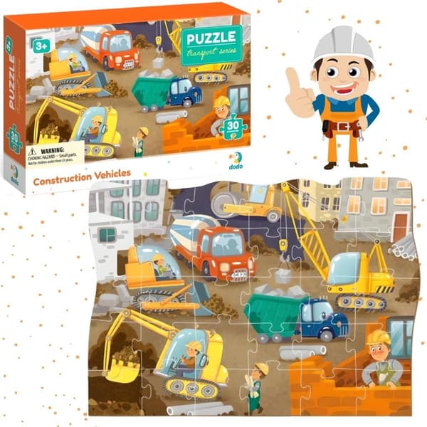 Puzzle 30 Rakennuskoneet