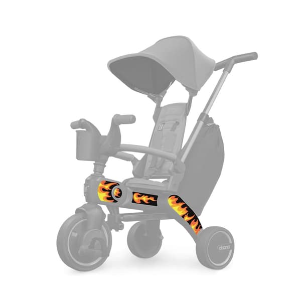 Doona - Liki Trike Flames cykelklistermærker