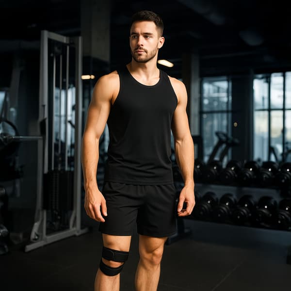 BC Knæstabilisator Patella Elastisk Knæstøttebandage