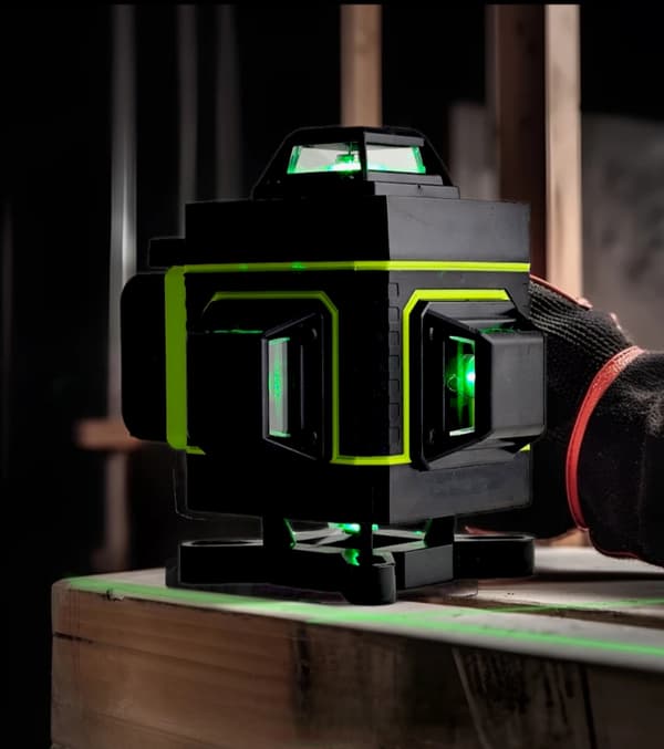 360° PLANLASER HILDA 4D KRYSSLASERSTÅNG 420 CM