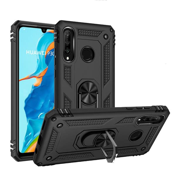 Pansret cover til Huawei P30 Lite, Nox Case Ring, sort