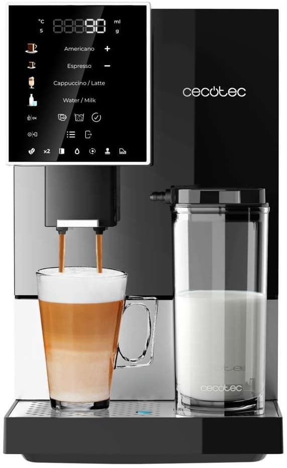 Cecotec Cremmaet Compactccino Kaffemaskin Svart och Grå (A01_EU01_105455)