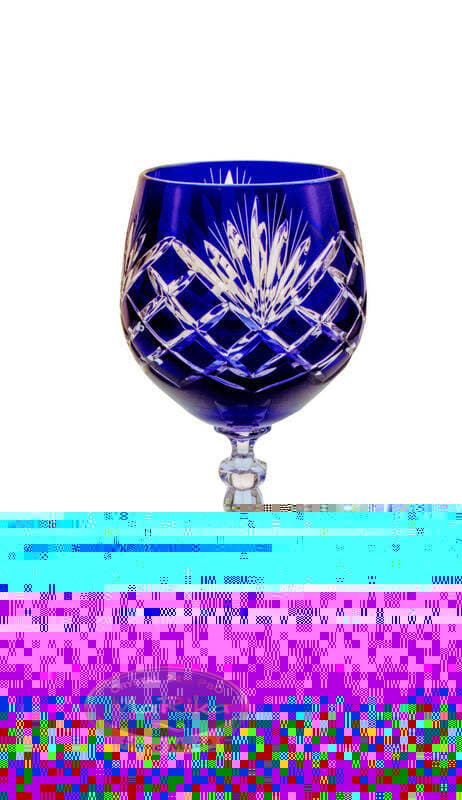Koboltkrystalvinglas 280 ml ananas