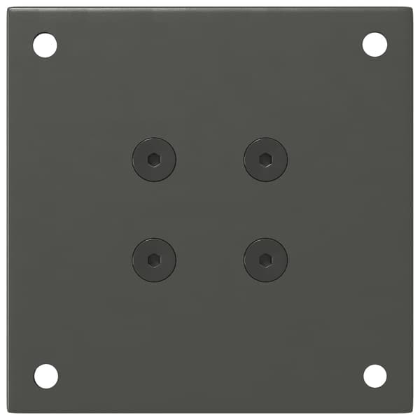 vidaXL Soffbordsben, 4 st, Antracit, 30-32 cm, Stål
